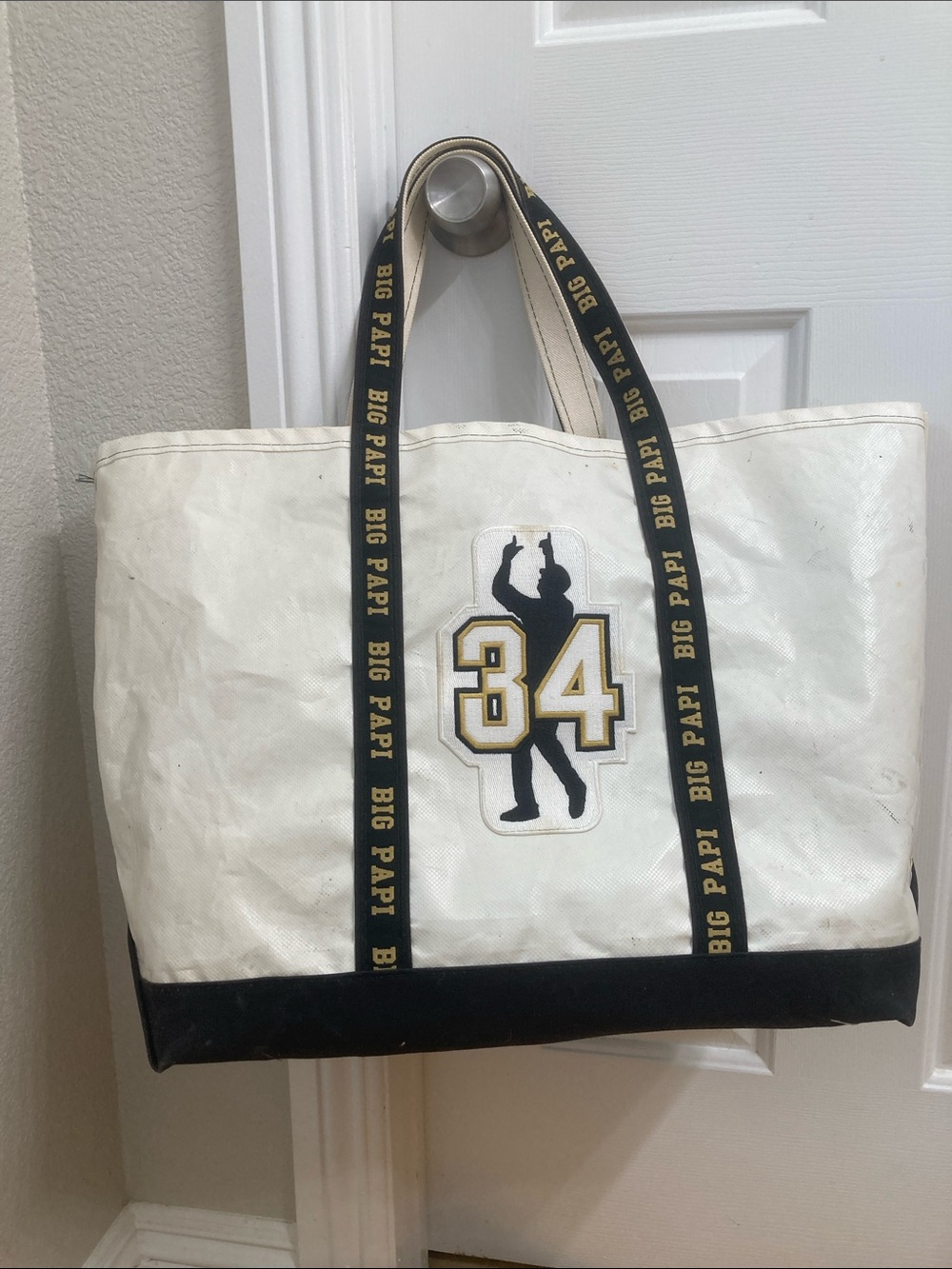 Lands' End White and Black Big Papi retirement